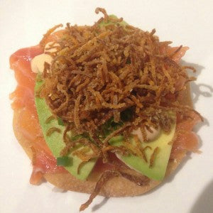 Tostadas de Salmon